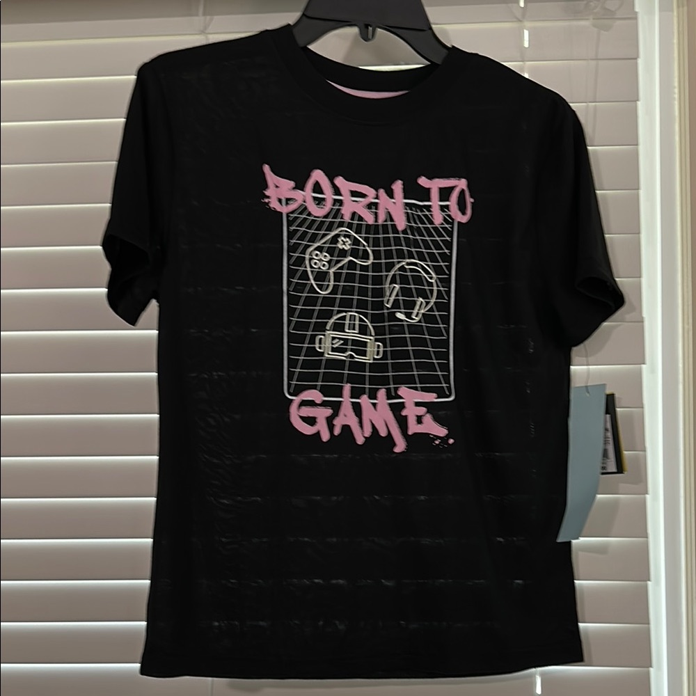 art class Black and Pink 'Born to Game' Tee
